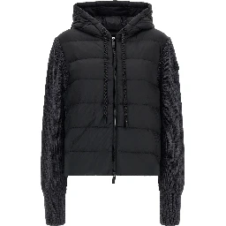 Gray Polyamide Cardigan