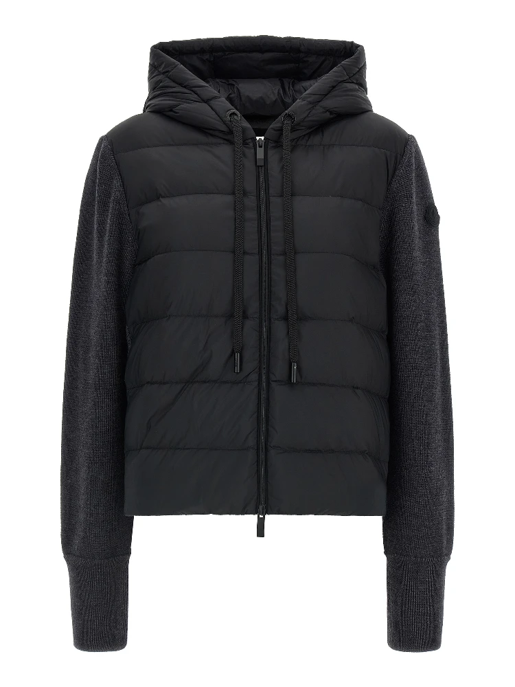 Gray Polyamide Cardigan