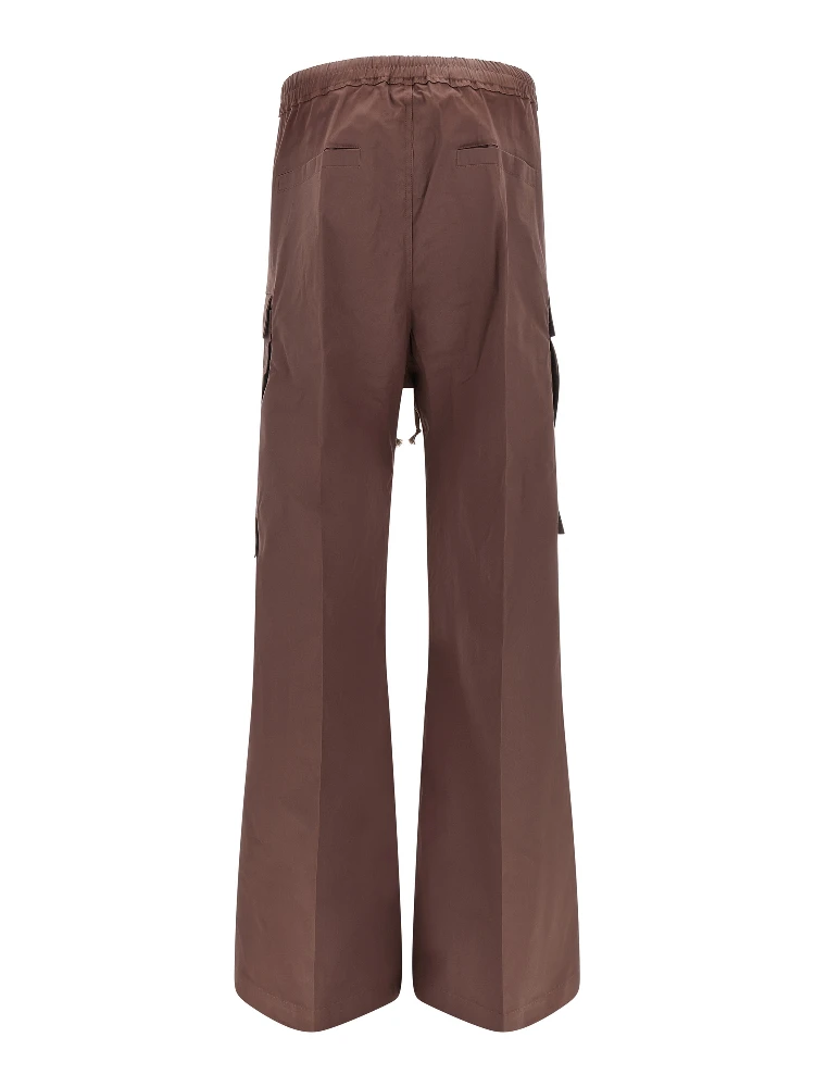 Brown Cotton Flared Pants alternative