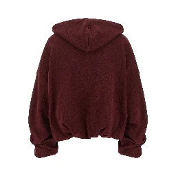 Bordeaux Cotton Hoodie