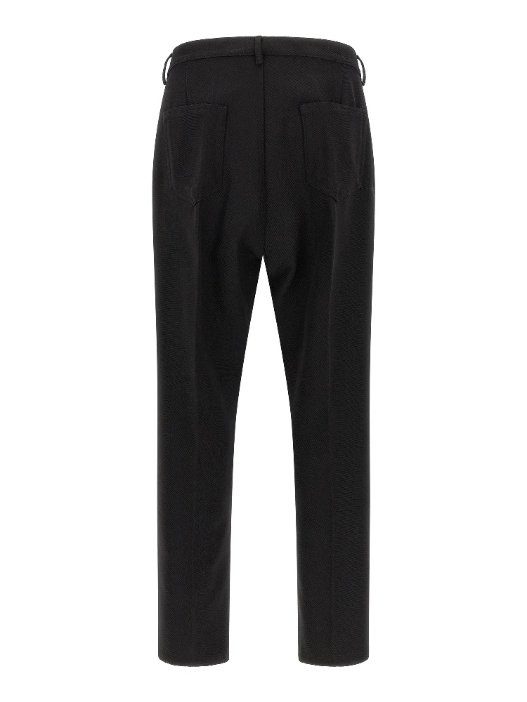Black Cotton Casual Pants alternative