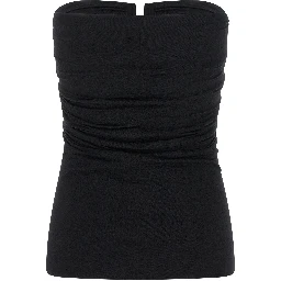 Black Nylon Tank Tops