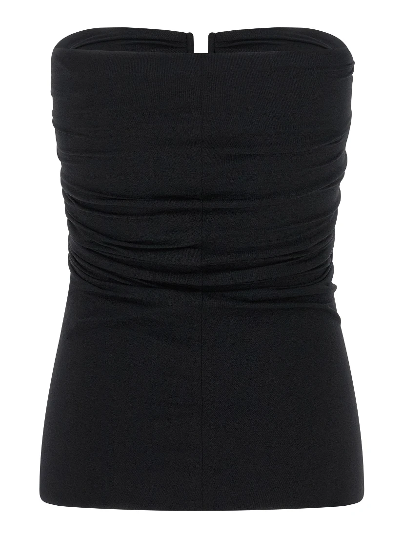 Black Nylon Tank Tops