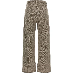Brown Lyocell Relaxed Fit Jeans