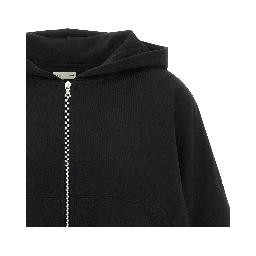 Black Cotton Hoodie