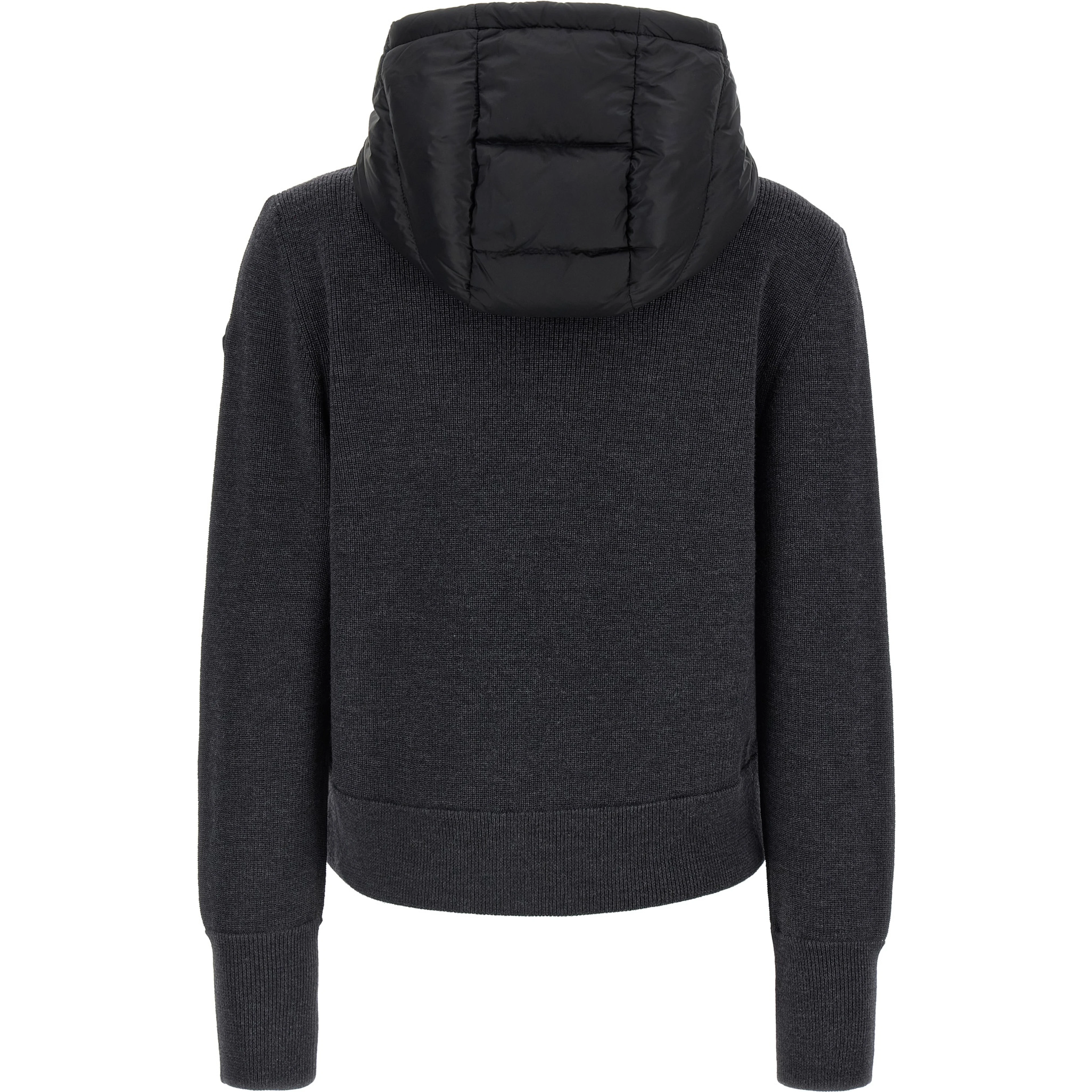 Gray Polyamide Cardigan