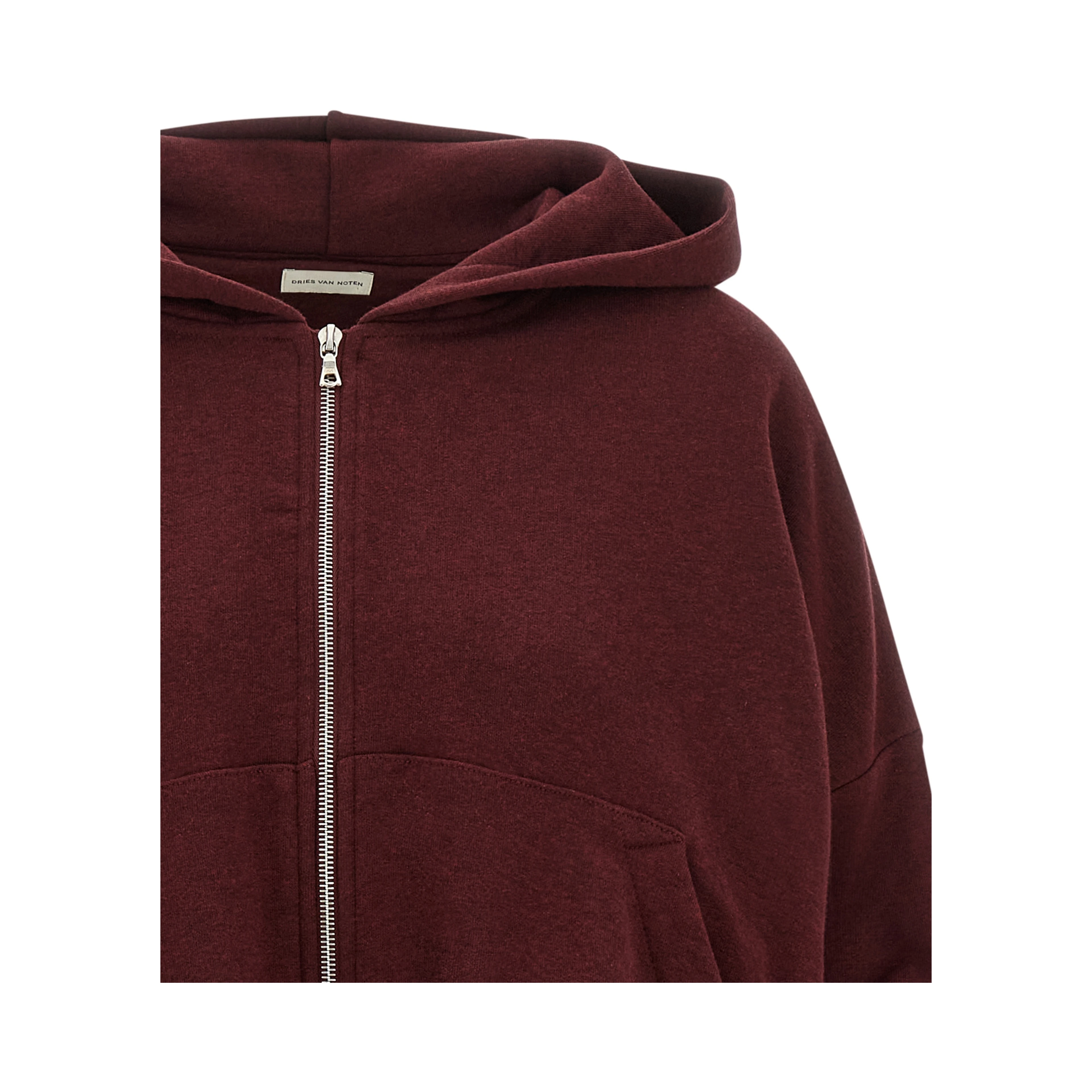 Bordeaux Cotton Hoodie