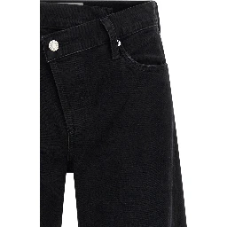 Black Cotton Relaxed Fit Jeans