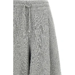 Gray Cotton Casual Pants