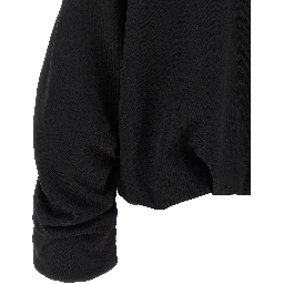 Black Cotton Hoodie
