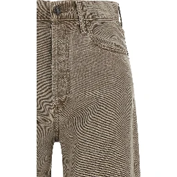 Brown Lyocell Relaxed Fit Jeans