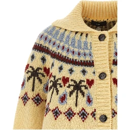 Multicolor Virgin Wool Cardigan