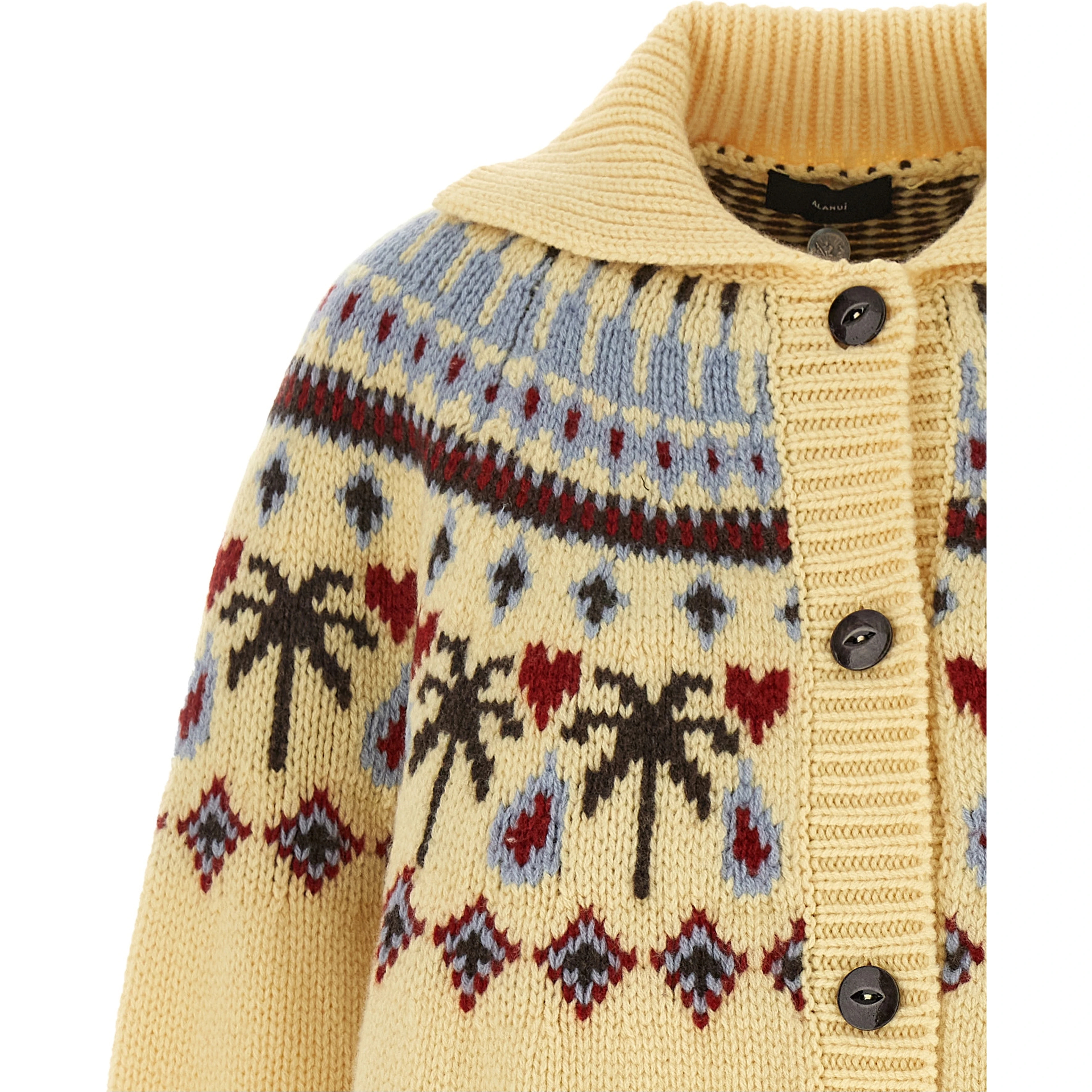 Multicolor Virgin Wool Cardigan