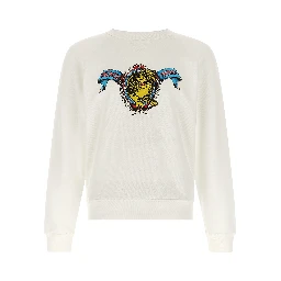 White Viscose Sweatshirt