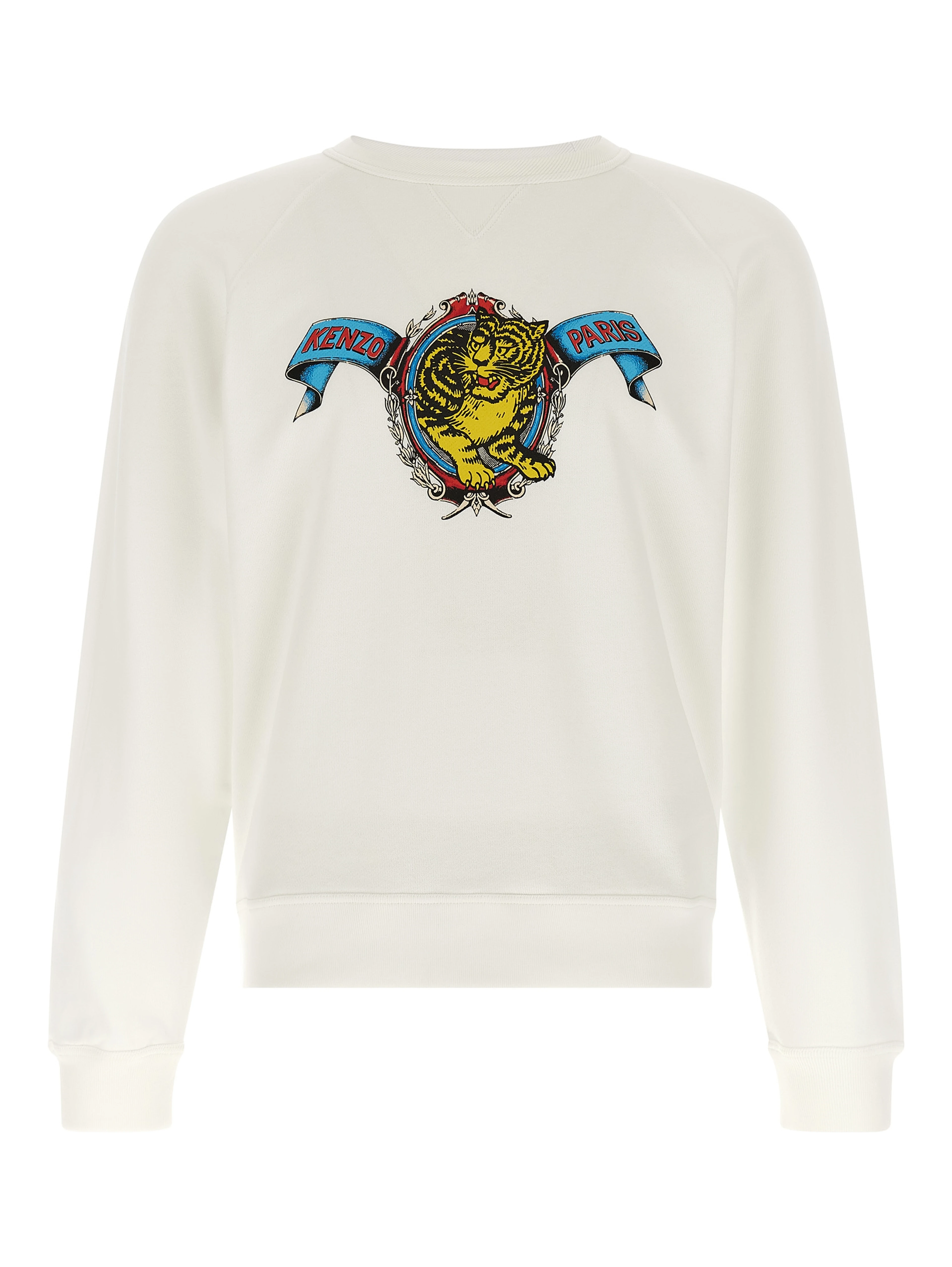 White Viscose Sweatshirt