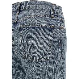 Blue Cotton Relaxed Fit Jeans