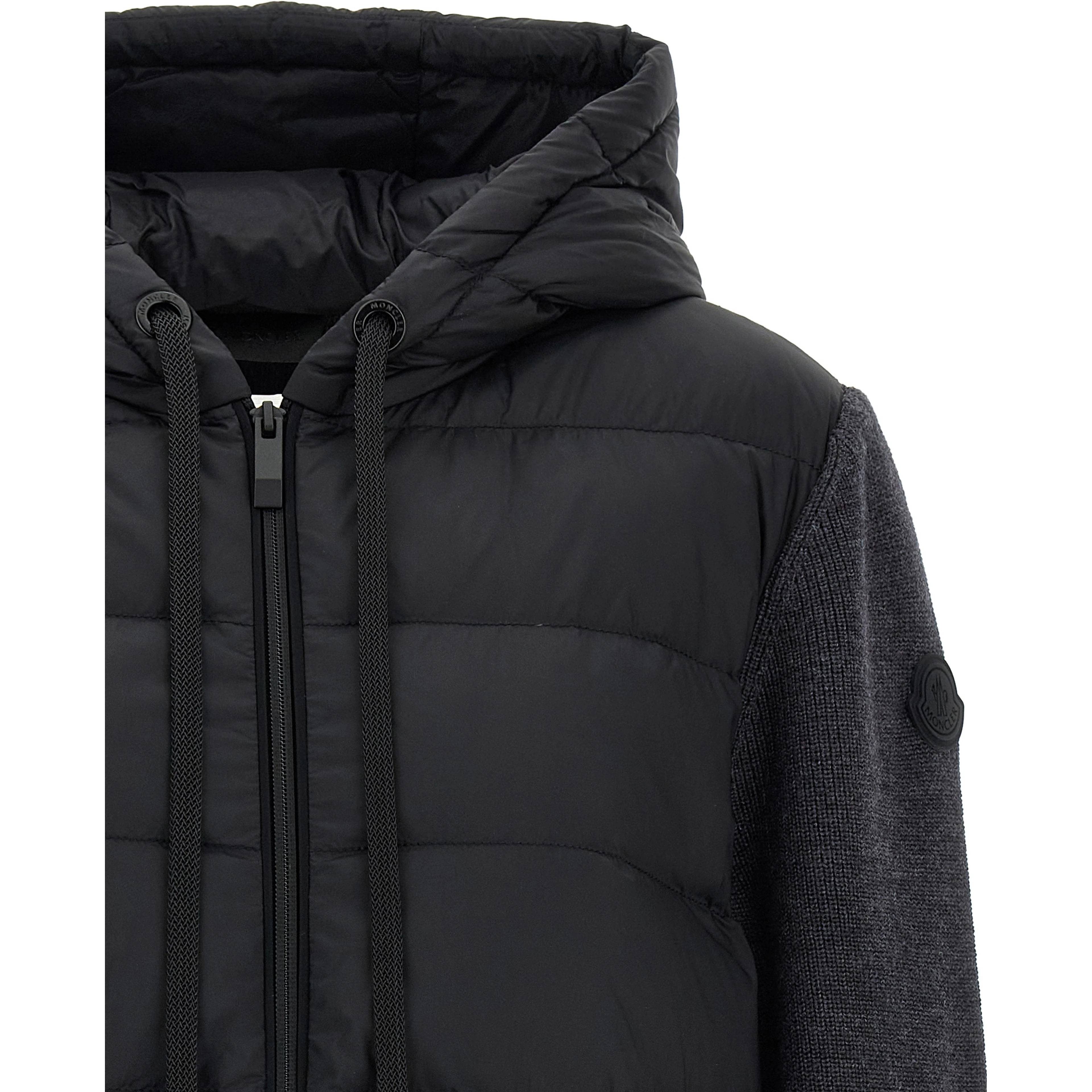 Gray Polyamide Cardigan