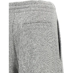Gray Cotton Casual Pants