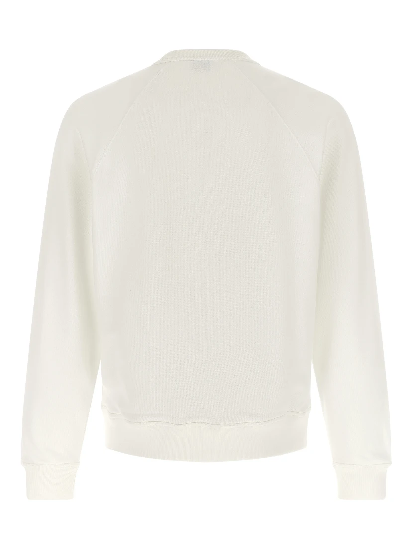 White Viscose Sweatshirt