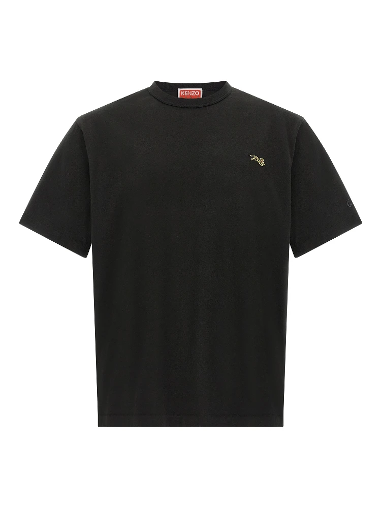 Black Cotton T-Shirt