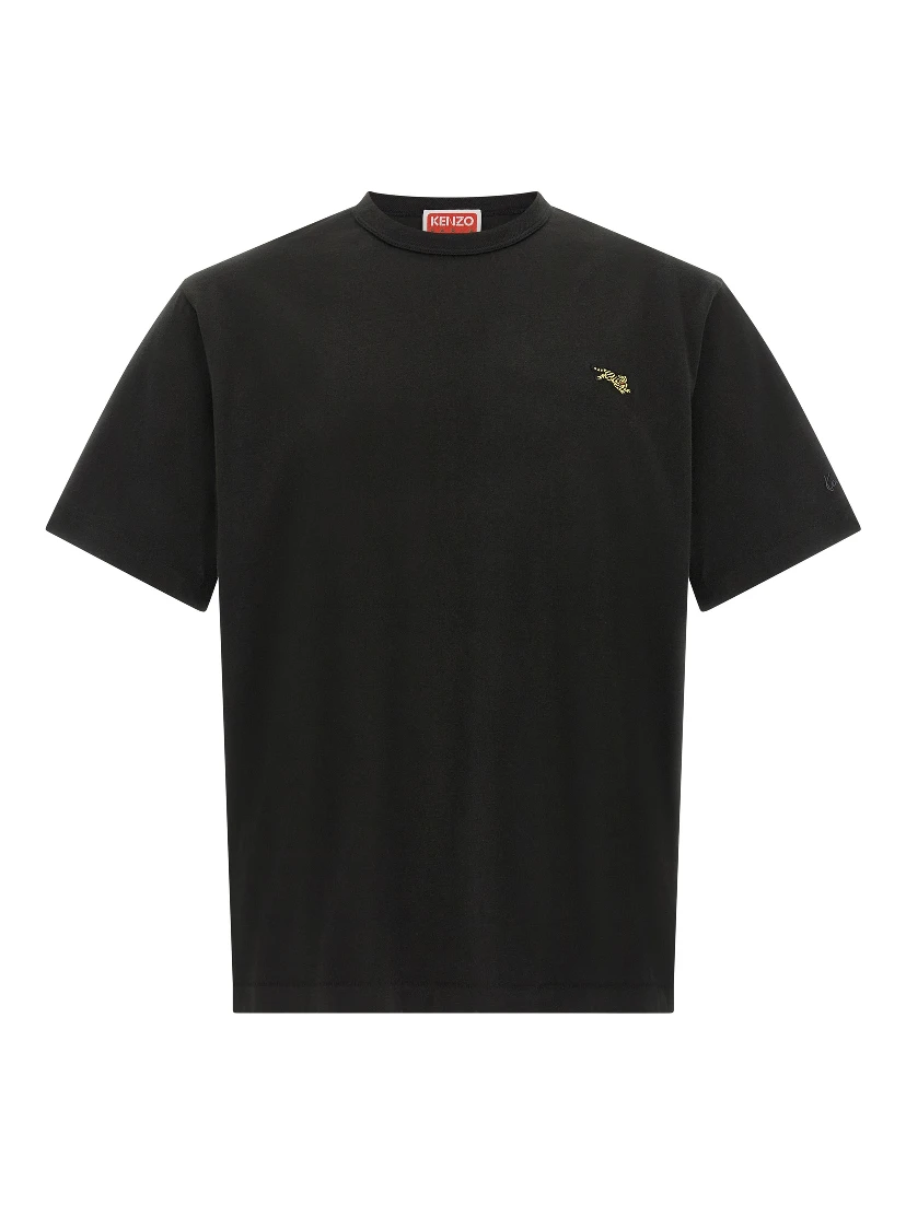 Black Cotton T-Shirt
