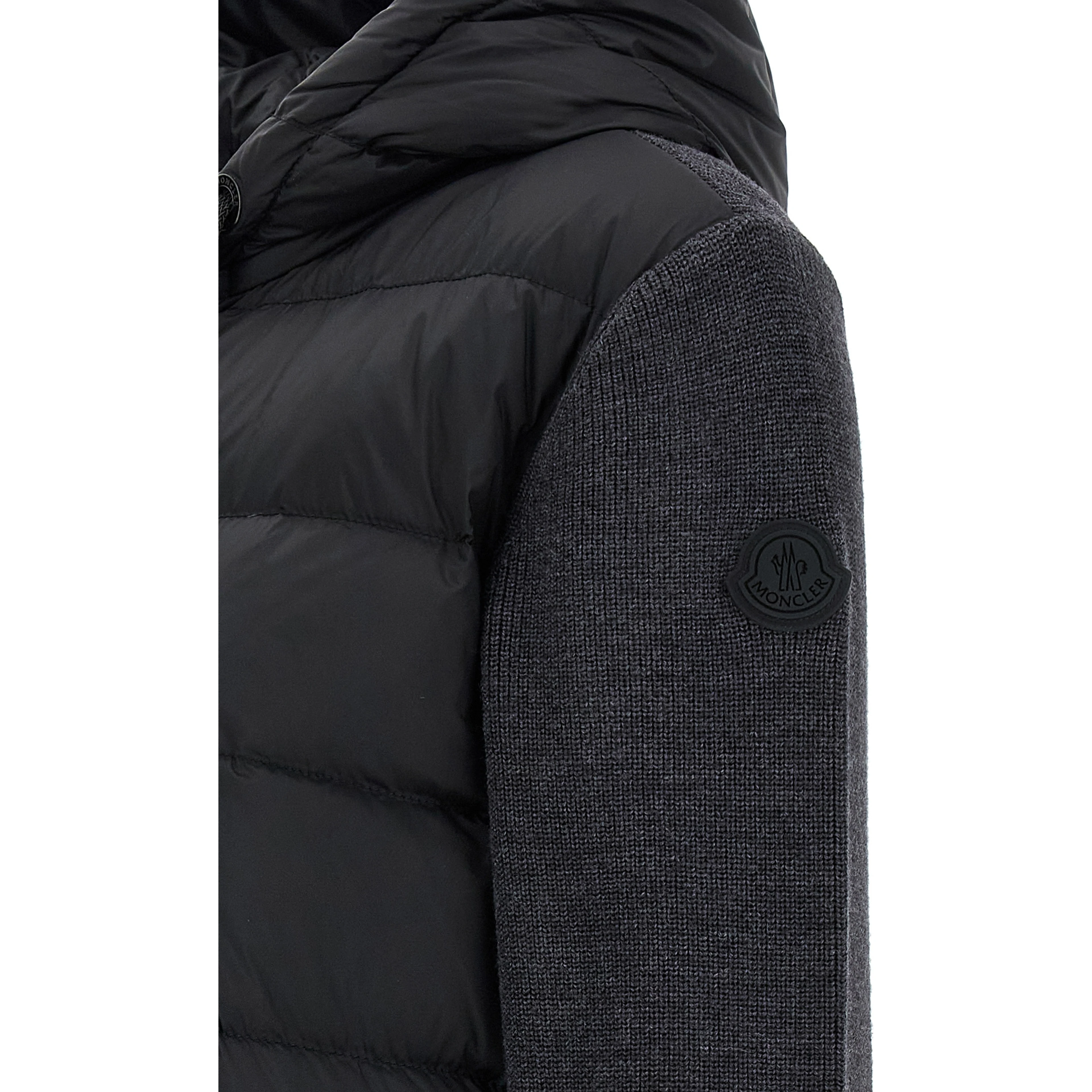 Gray Polyamide Cardigan