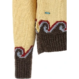 Multicolor Virgin Wool Cardigan