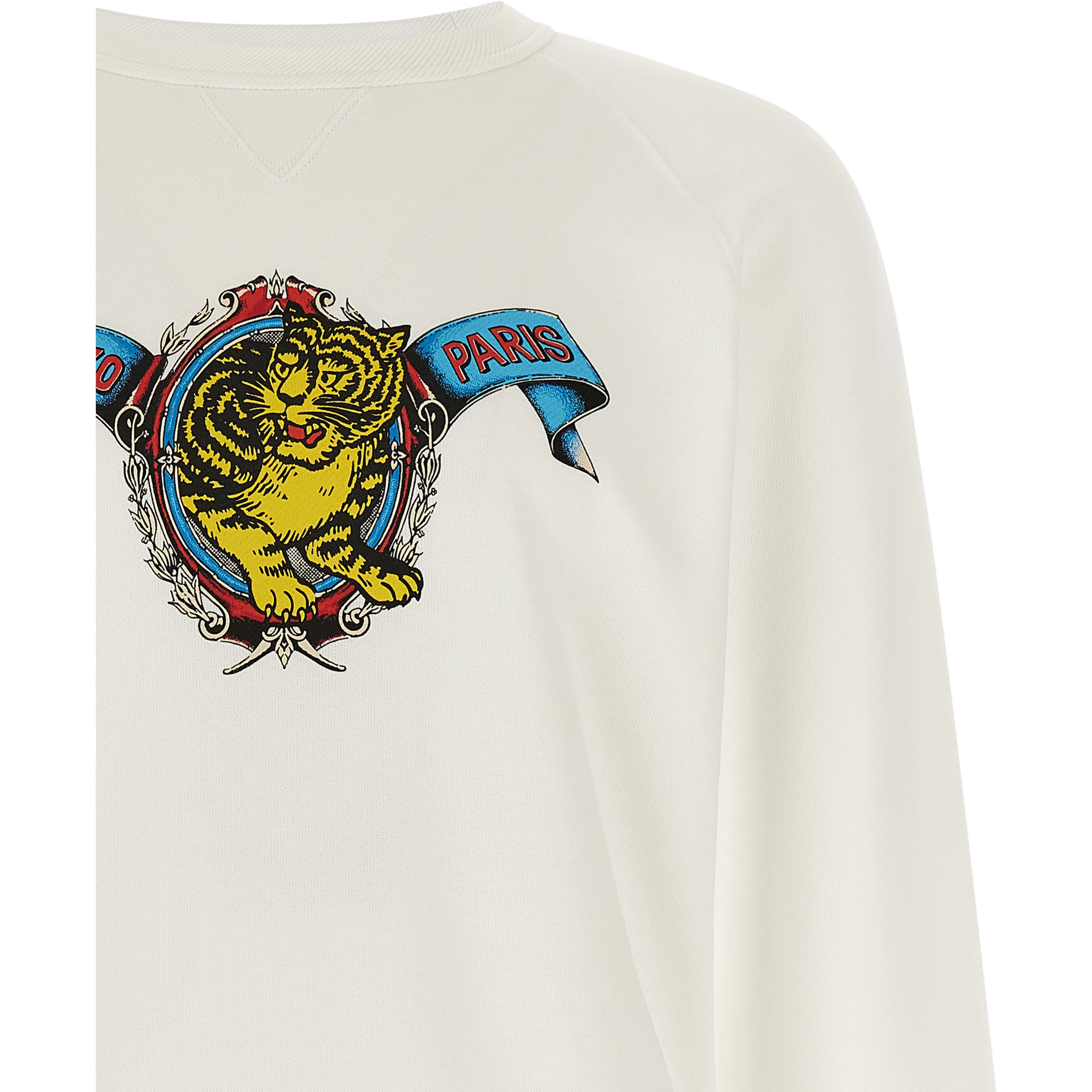 White Viscose Sweatshirt