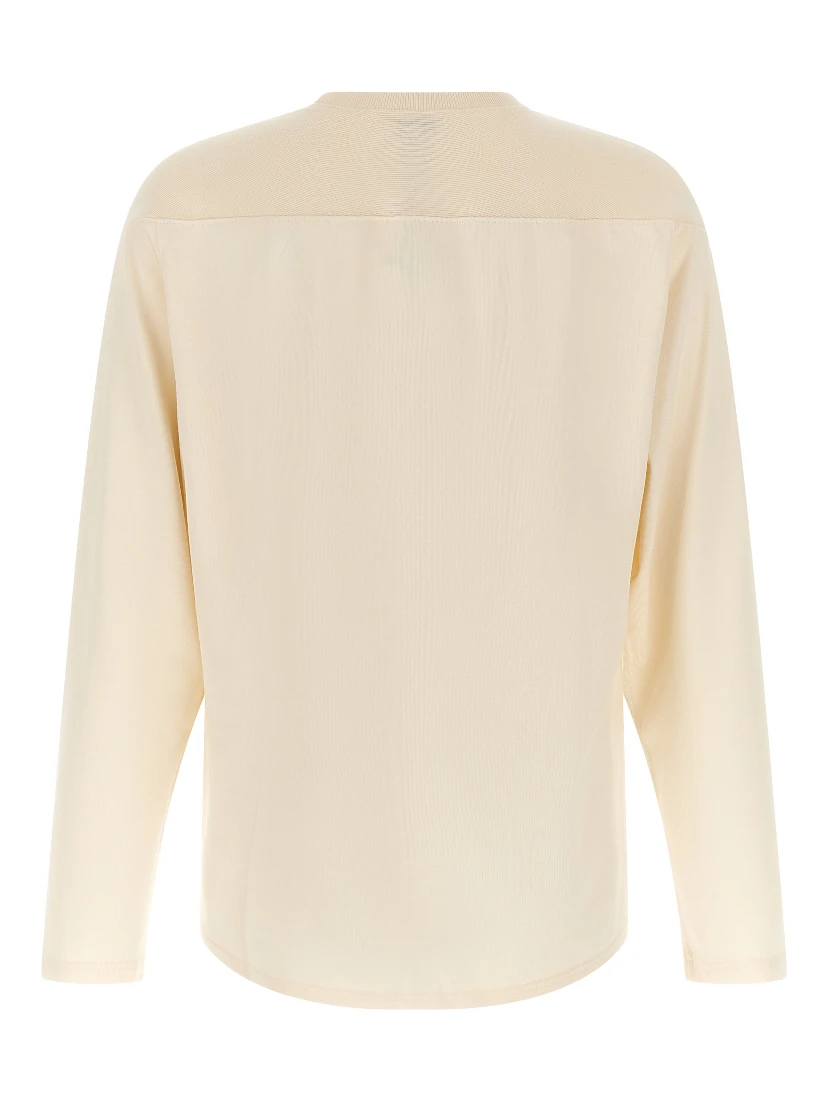 Beige Viscose T-Shirt