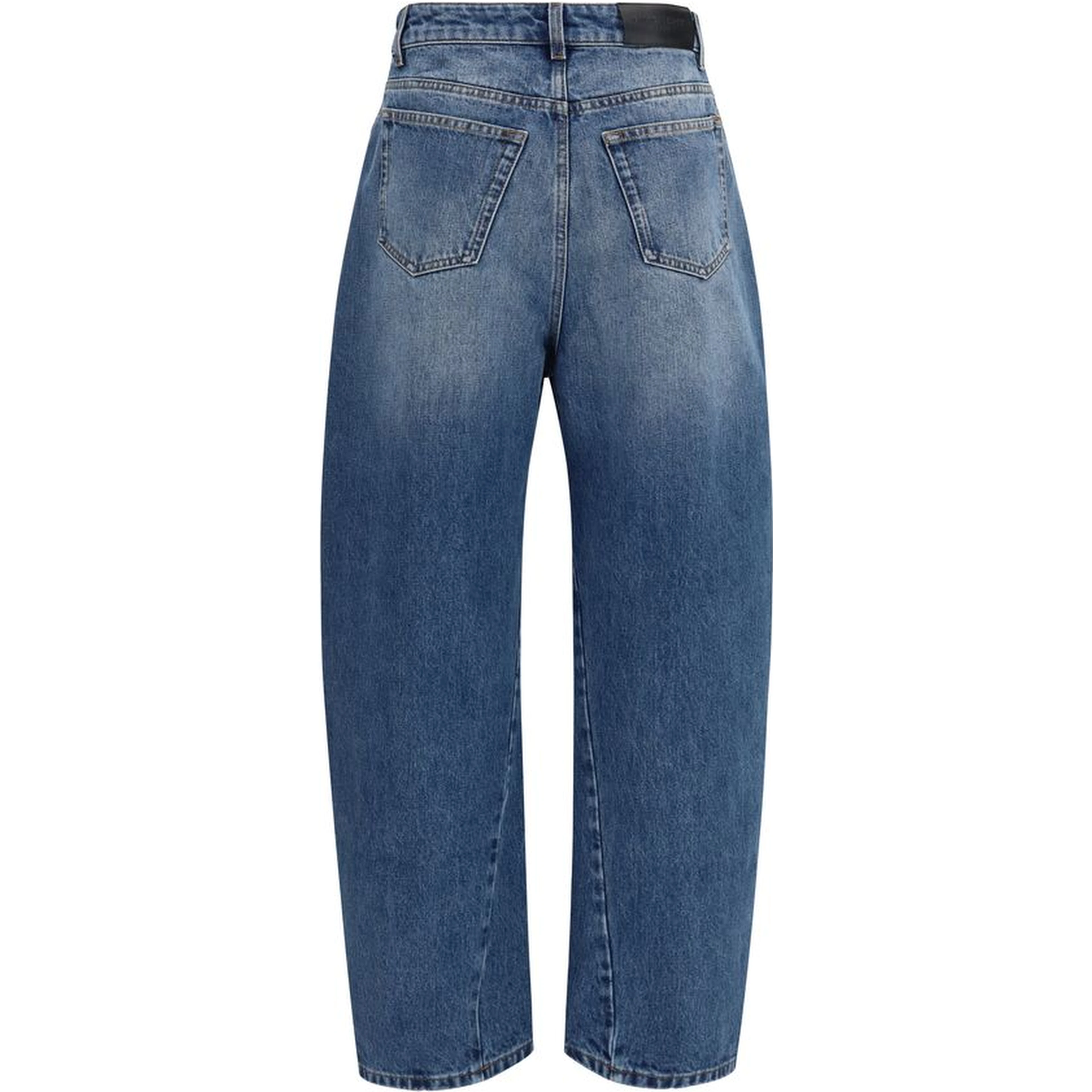 Blue Cotton Relaxed Fit Jeans
