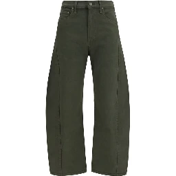 Bicolor Cotton Relaxed Fit Jeans
