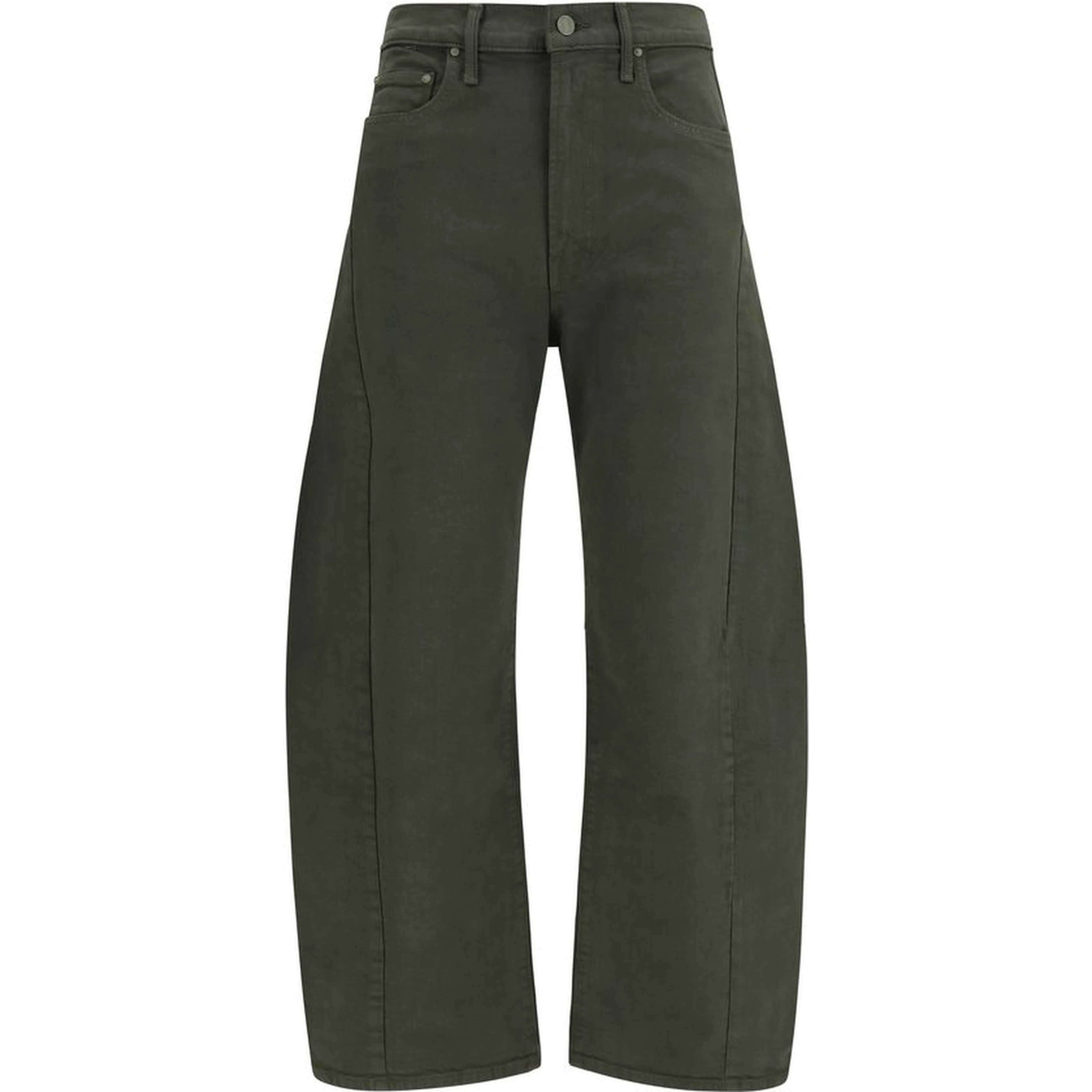 Bicolor Cotton Relaxed Fit Jeans