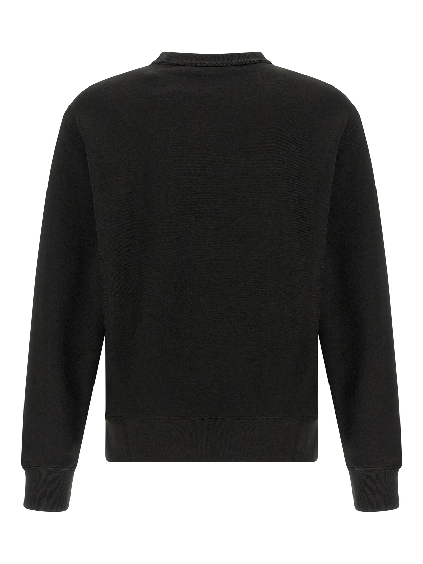 Black Cotton Sweatshirt