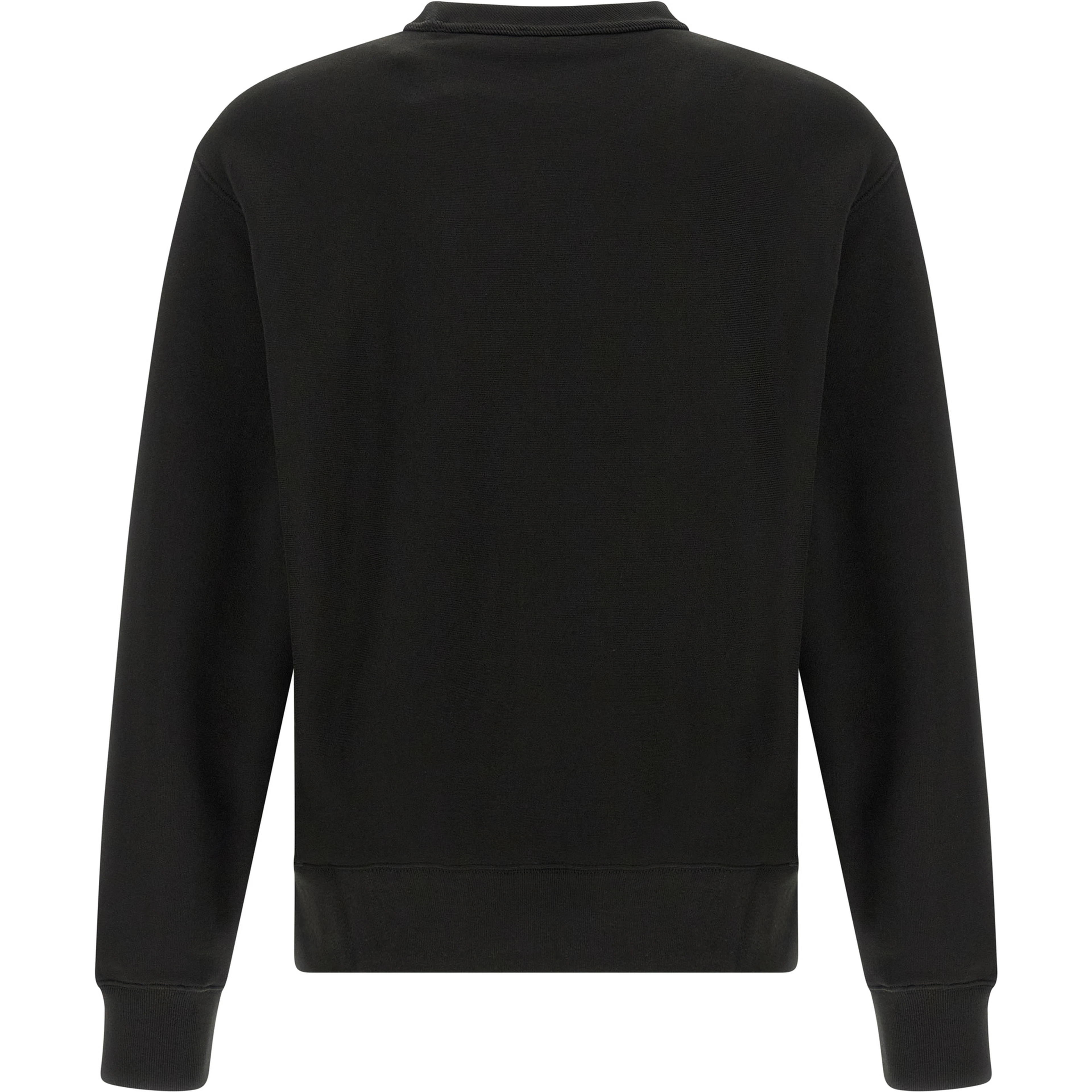 Black Cotton Sweatshirt