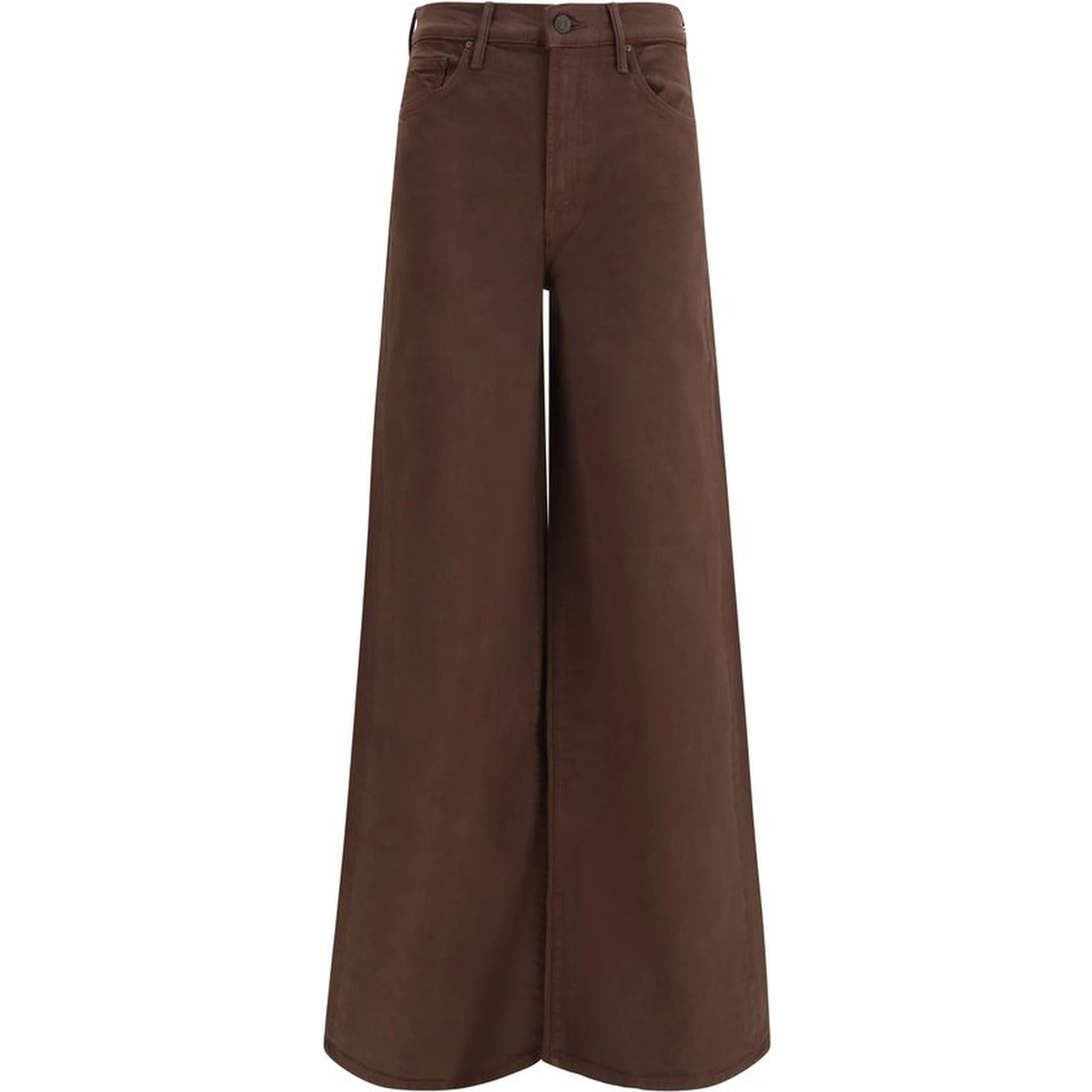 Brown Cotton Jeans Denim