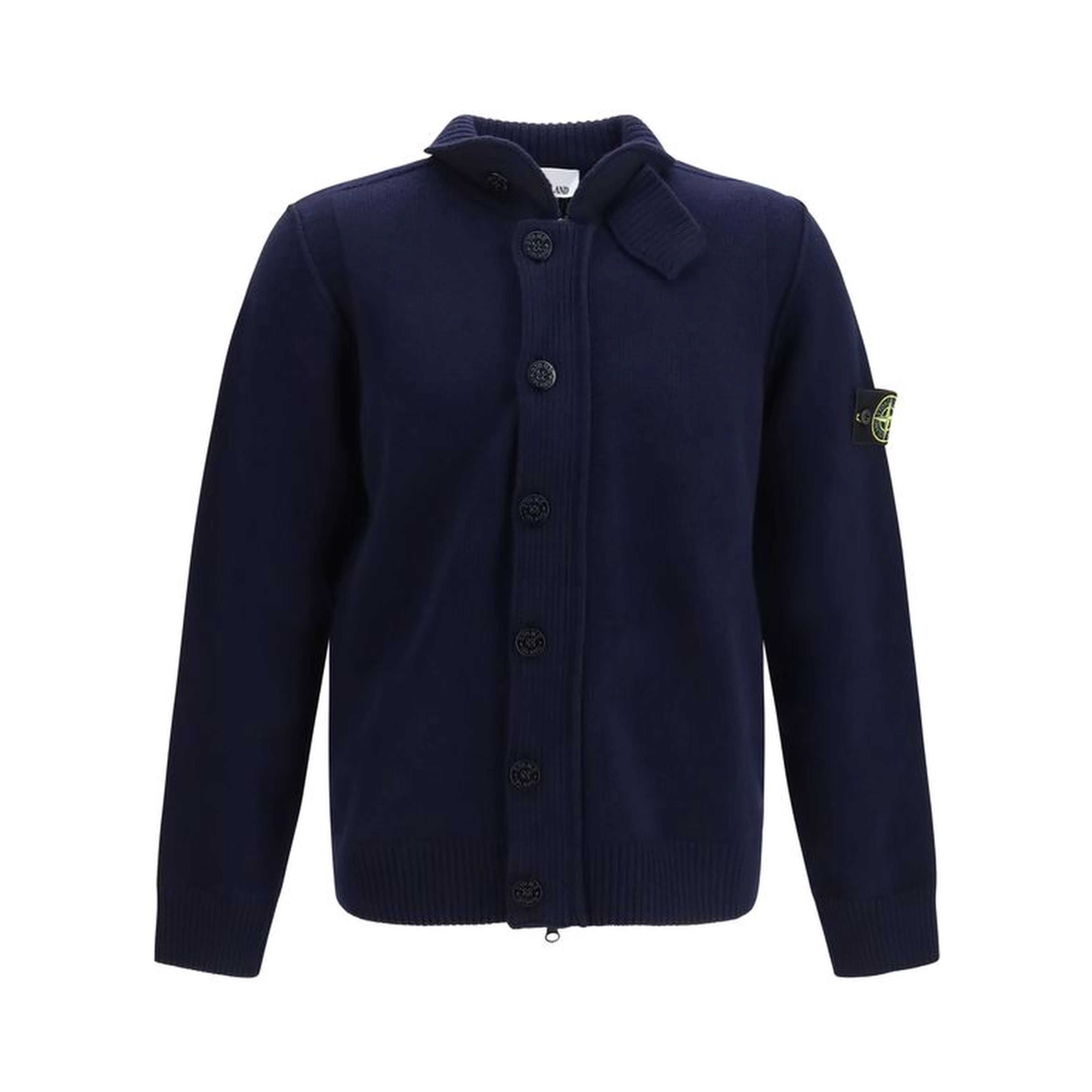Blue Cotton Cardigan