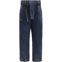 Blue Cotton Jeans Denim