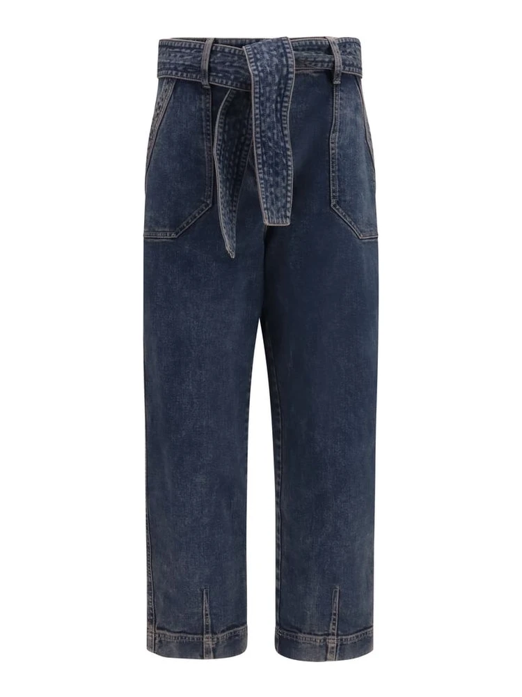Blue Cotton Jeans Denim