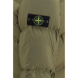 Bicolor Polyamide Full-Length Jacket