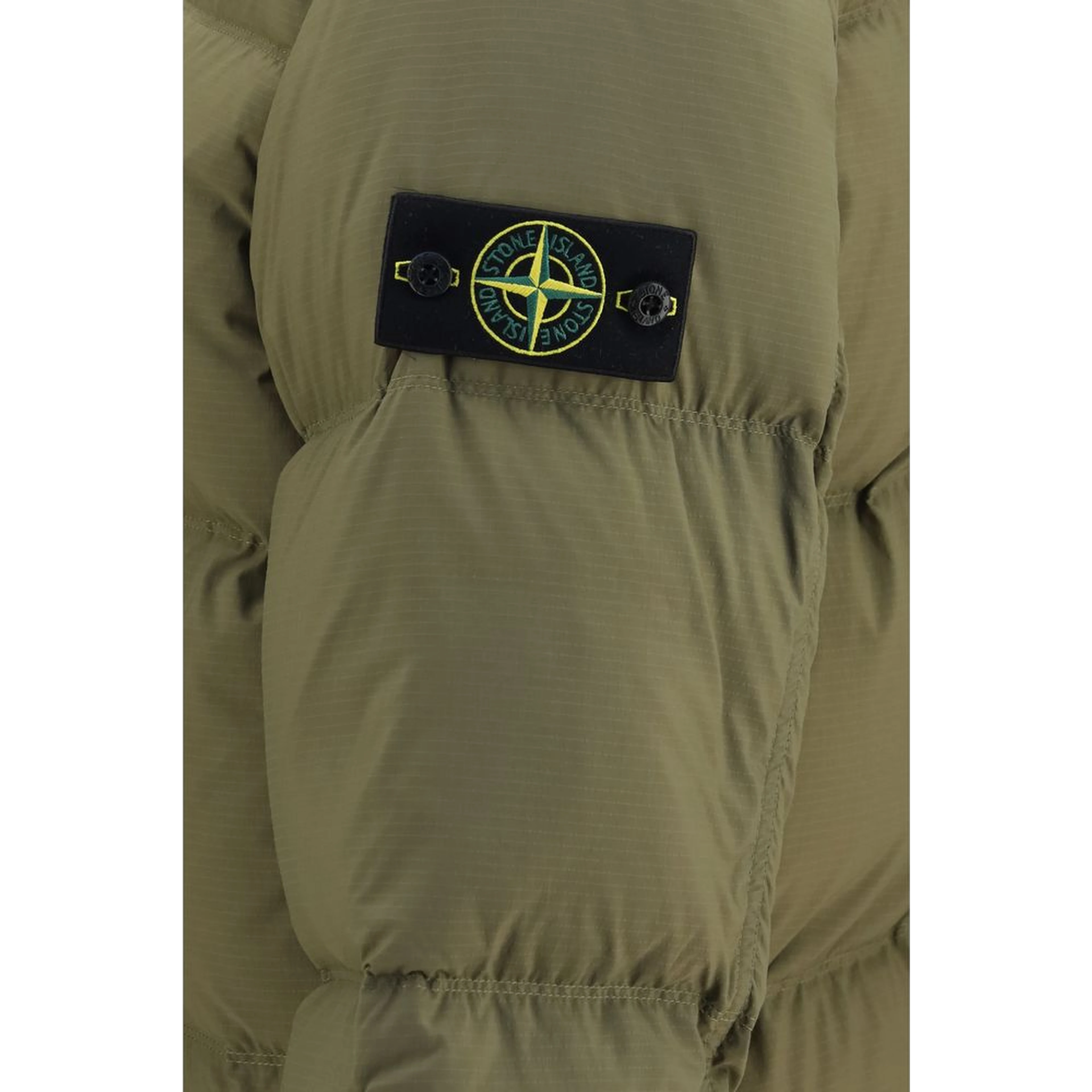 Bicolor Polyamide Full-Length Jacket