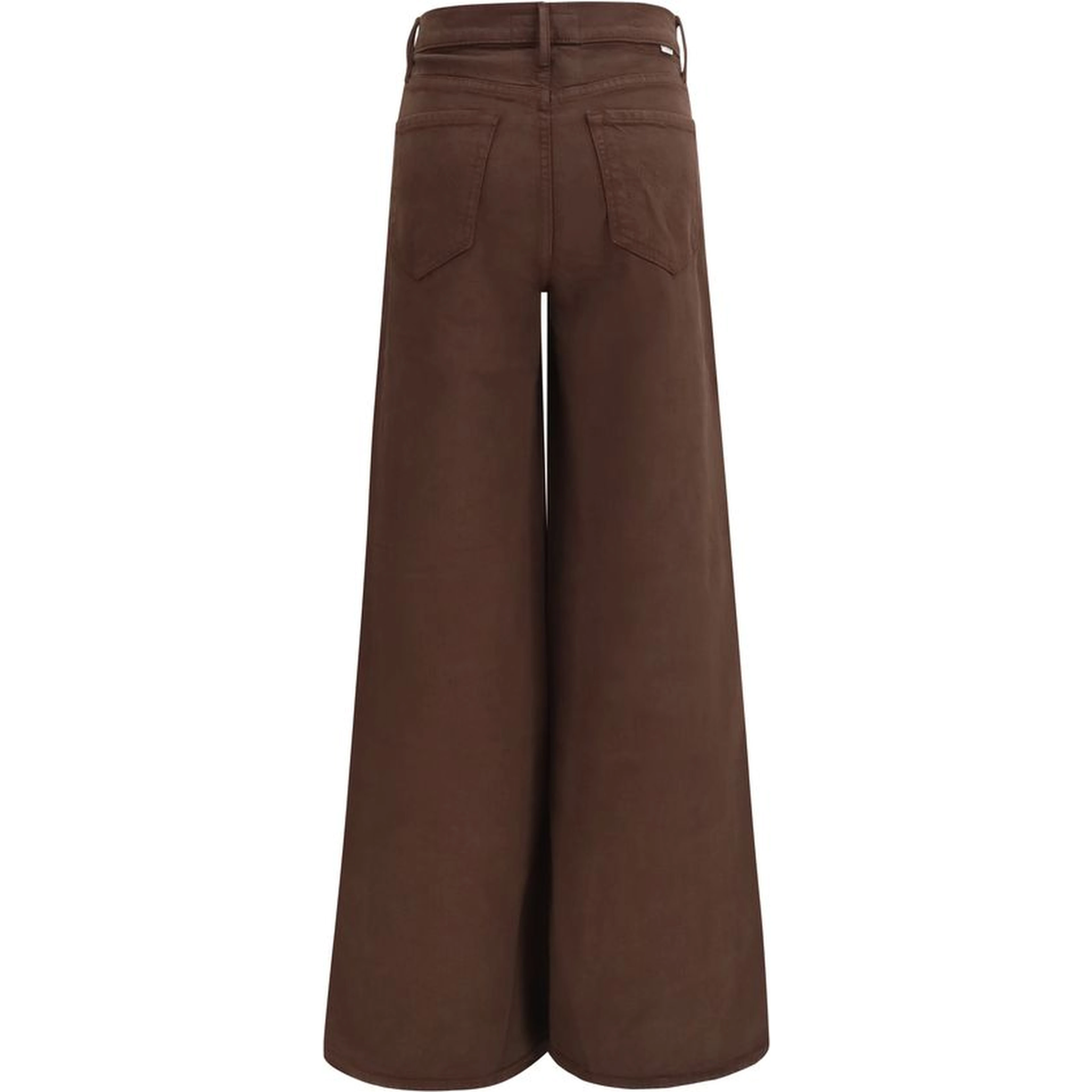 Brown Cotton Jeans Denim