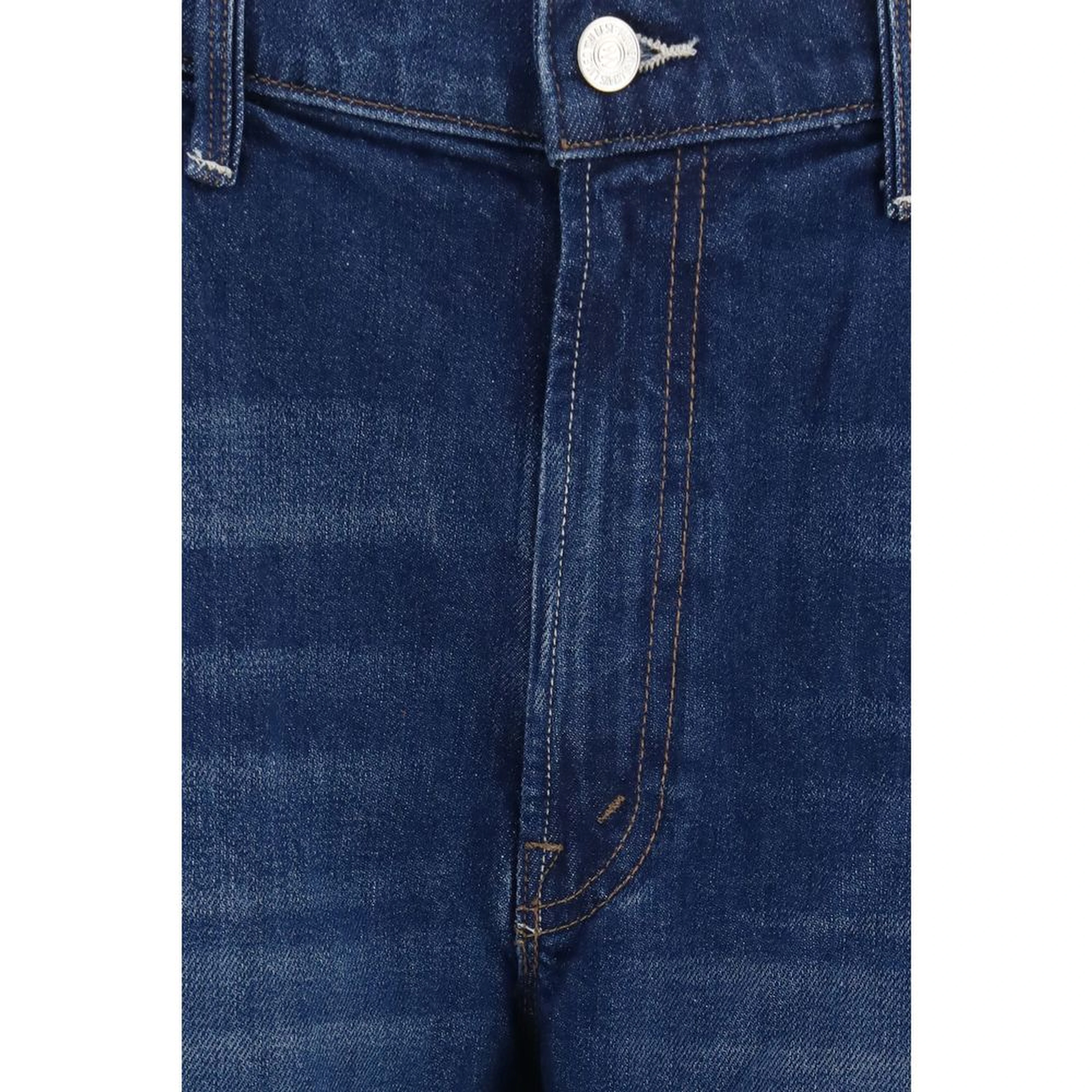Blue Cotton Jeans Denim