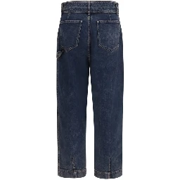 Blue Cotton Jeans Denim