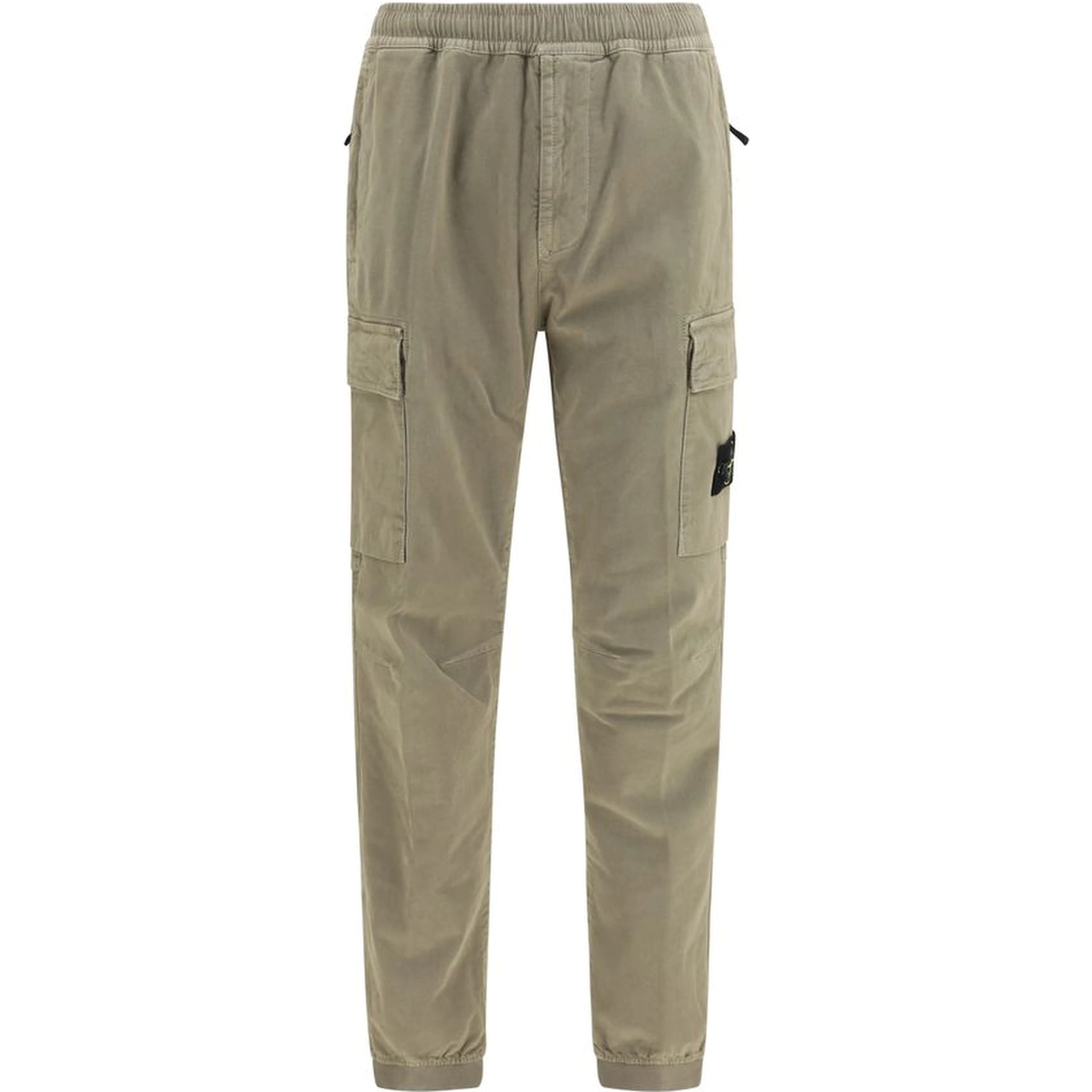 Bicolor Cotton Cargo Pants