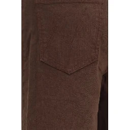 Brown Cotton Jeans Denim