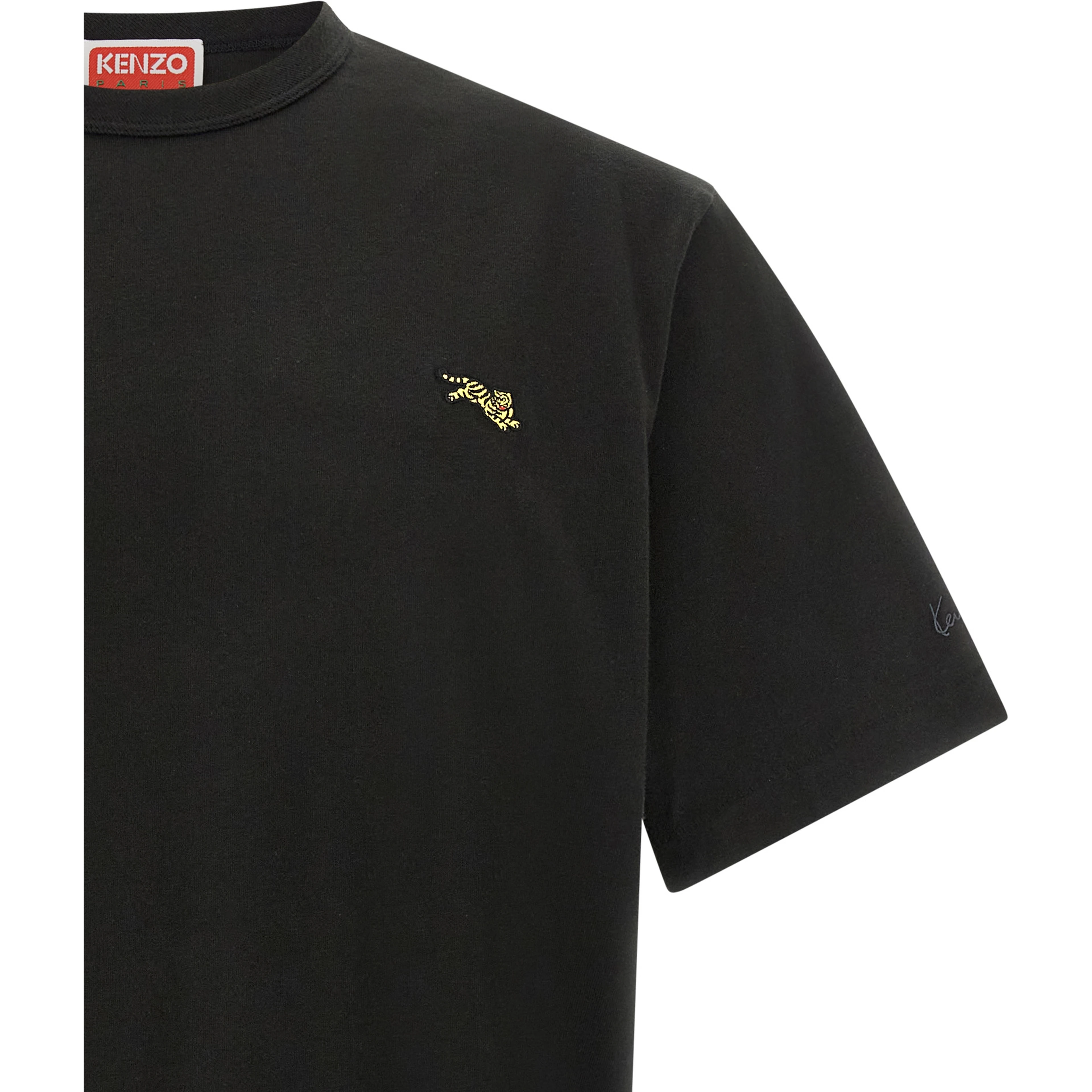 Black Cotton T-Shirt