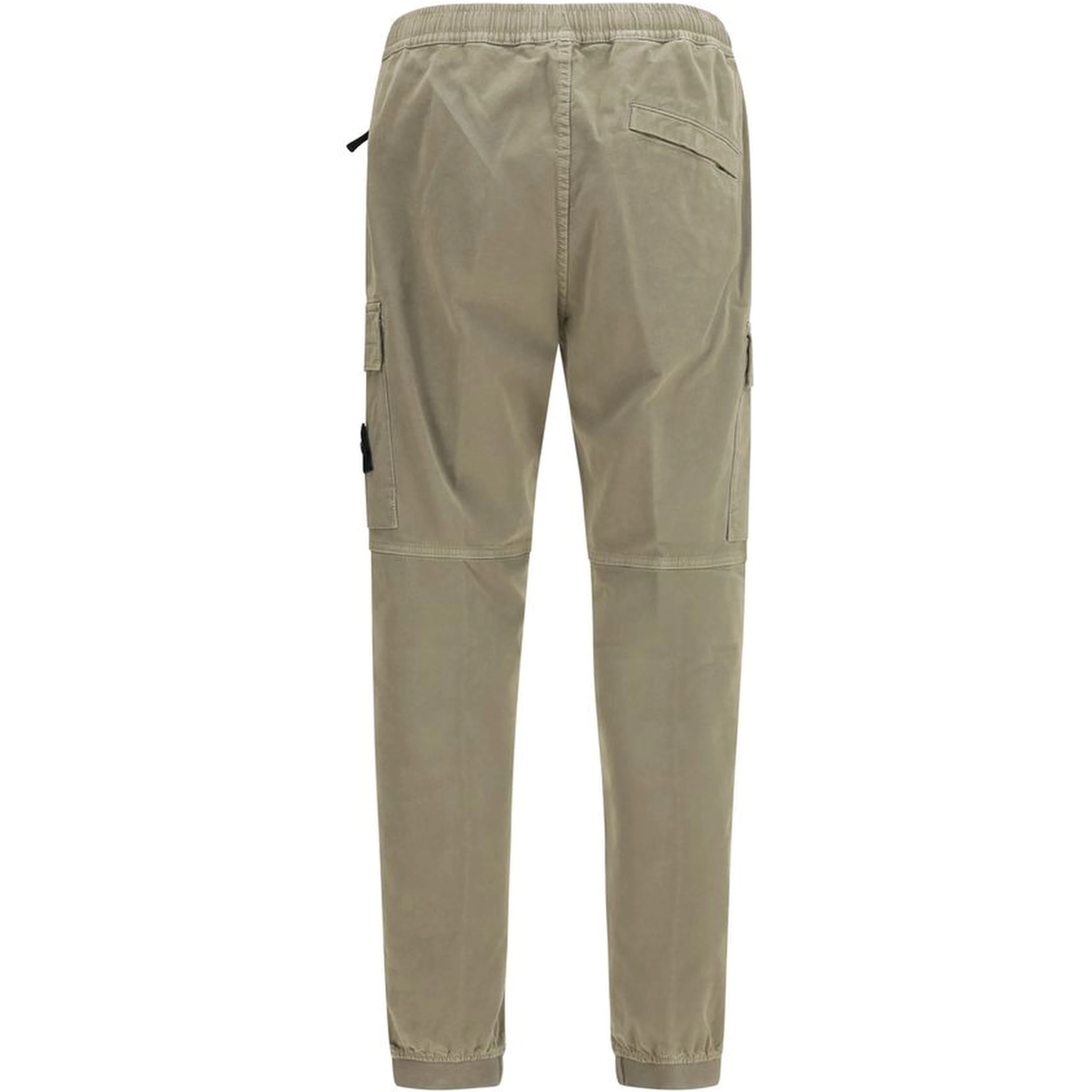 Bicolor Cotton Cargo Pants