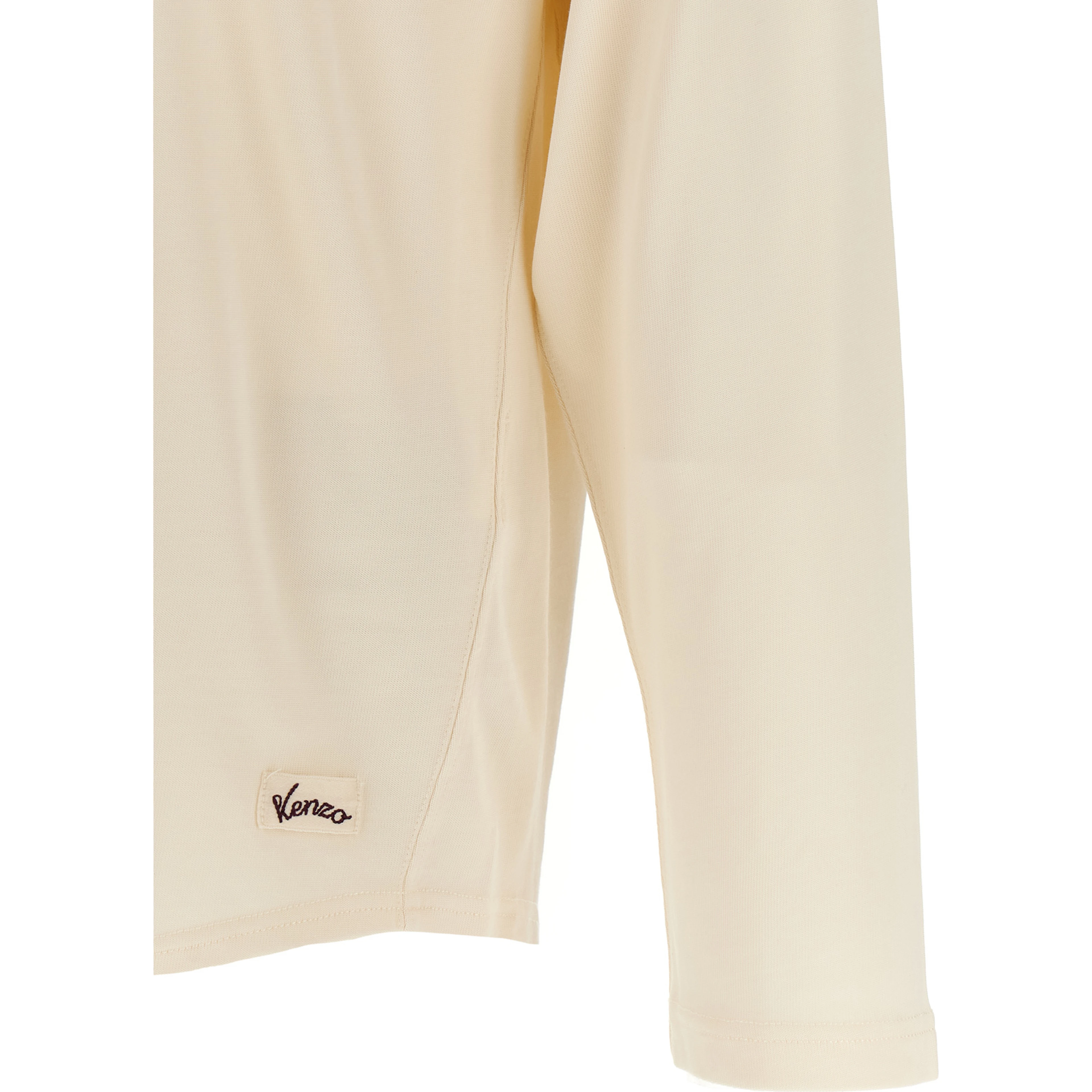 Beige Viscose T-Shirt