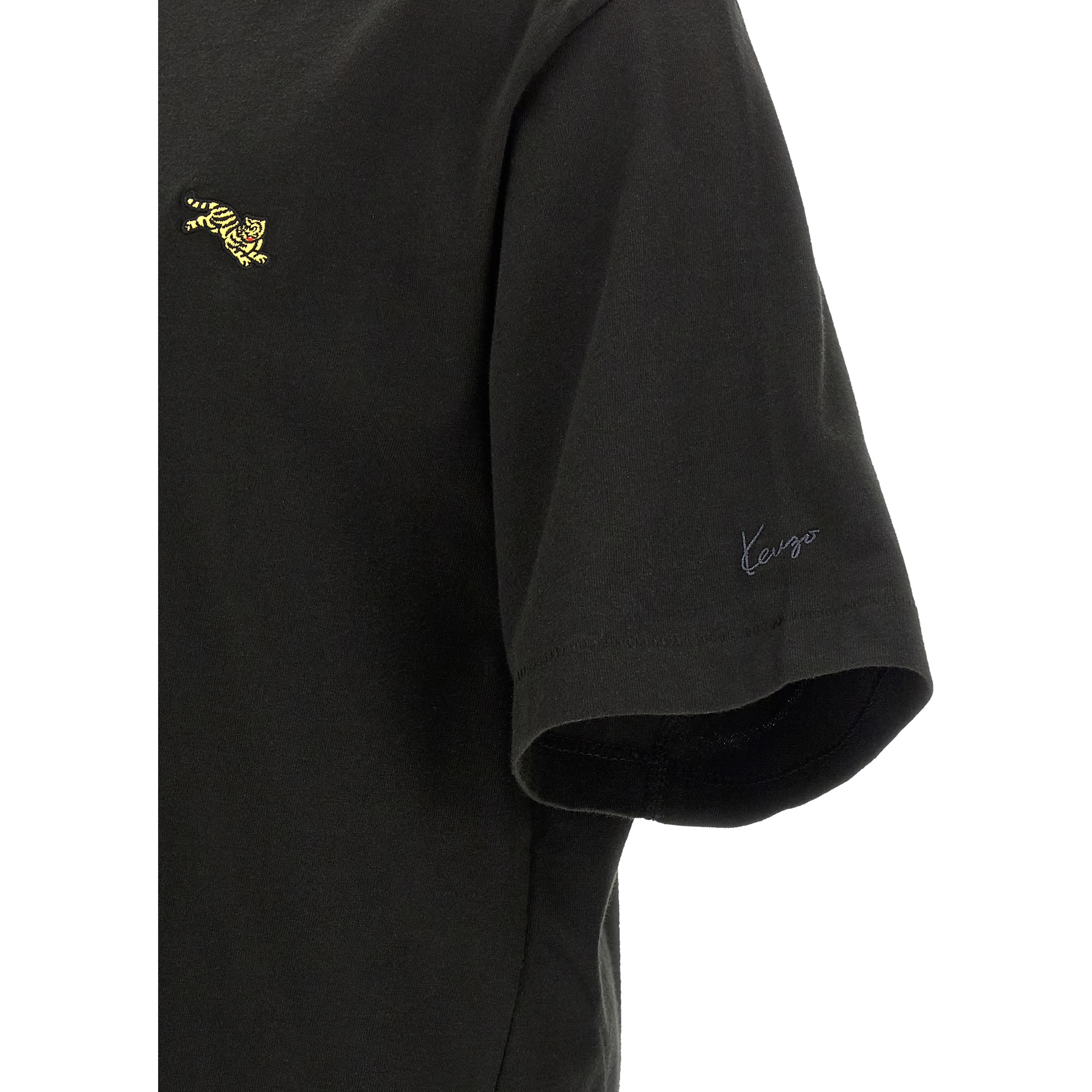 Black Cotton T-Shirt