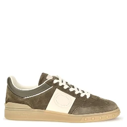 Bicolor Calf Leather Bos Taurus Low Top Sneakers
